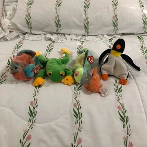 Lot of 5 Ty Beanie Babies